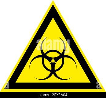 Biohazard Sign biological activity threat alert. Vector illustration Stock Vector