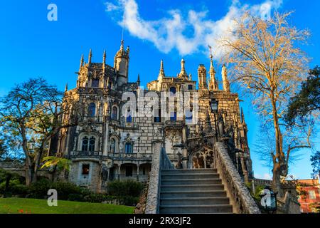 Quinta da Regaleira palace in Sintra, Portugal Stock Photo