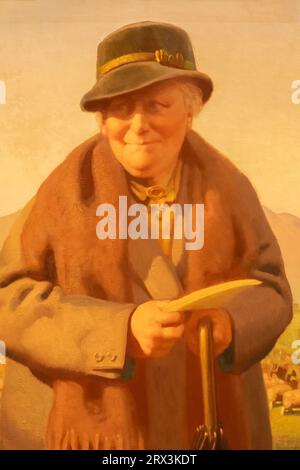 England, London, Portrait of Beatrix Potter (1866-1943) by Delmar Banner Stock Photo
