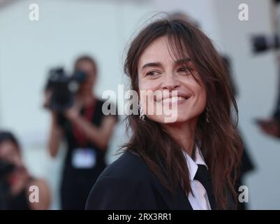 VENICE, ITALY - SEPTEMBER 04:  Kasia Smutniak attends a red carpet for the movie 'Priscilla' at the 80th Venice Film Festival on September 04, 2023 Stock Photo