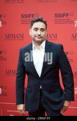 Donostia / San Sebastian. Spain. 22nd Sep 2023,  Juan Antonio Bayona attended 'Society of the Snow' Red Carpet during 71st San Sebastian International Film Festival at Victoria Eugenia Theatre on September 22, 2023 in Donostia / San Sebastian, Spain Stock Photo