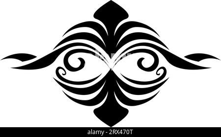 Tribal tattoo of dragon stock vector. Illustration of graphic - 4478149