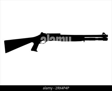 Benelli silhouette vector art Stock Vector