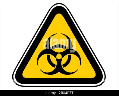 Biohazard silhouette vector art white background Stock Vector Image ...