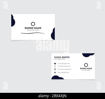 Modern creative business card design template Stock Vector