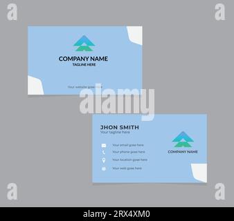 Modern creative business card design template Stock Vector