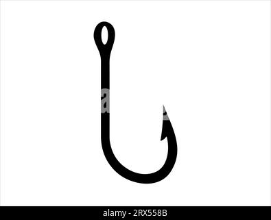 Fishing icon. Hook and angling, fisherman symbol. Flat design. Stock -  Vector illustration Stock Vector Image & Art - Alamy