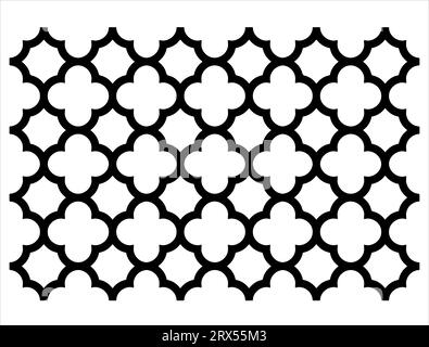 Moroccan silhouette vector art white background Stock Vector