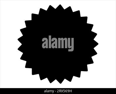Seal silhouette vector art white background Stock Vector