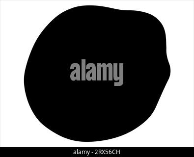Seal silhouette vector art white background Stock Vector