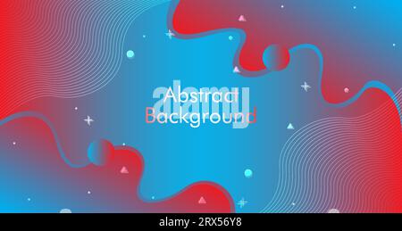 Creative Abstract background with abstract graphic for presentation background design. Presentation design with Colorful Absteact Geometric background Stock Vector