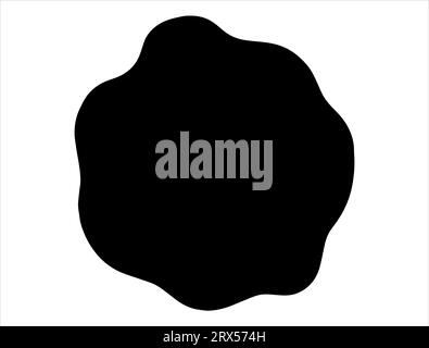 Seal silhouette vector art white background Stock Vector