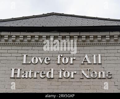 Baitul Muqeet Mosque, Ahmadiyya Muslim Association, Vickarage Place, Walsall, West Midlands, England, United Kingdom, Europe. Stock Photo