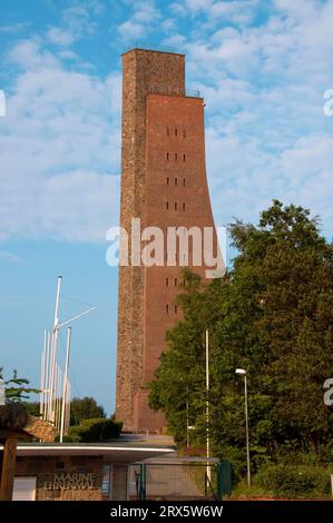 Naval memorial, Laboe, Bay of Kiel, Schleswig-Holstein, Germany Stock Photo