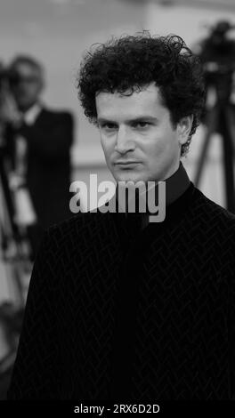 VENICE, ITALY - SEPTEMBER 05: Giorgio Quarzo Guarascio attends a red carpet for the movie 'Enea' at the 80th Venice Film Festival Stock Photo