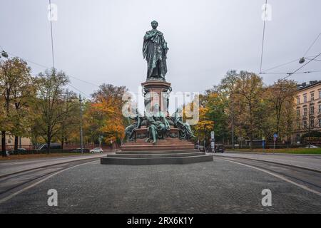 King Maximilian II Monument - Munich, Bavaria, Germany Stock Photo