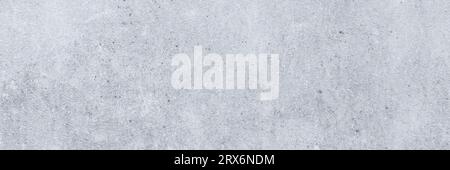 Gray concrete wall background texture in banner format. High resolution real photograph. Stock Photo