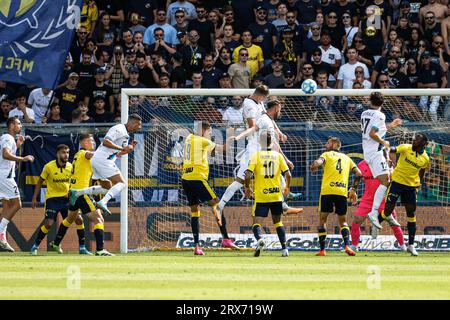 Modena, Italy. 23rd Sep, 2023. Nicolo Buso of Calcio Lecco 1912 ...