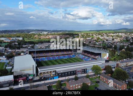 Burnley, UK. 23rd Sep, 2023. General view of the stadium during the Premier League match at Turf Moor, Burnley. Picture credit should read: Gary Oakley/Sportimage Credit: Sportimage Ltd/Alamy Live News Stock Photo