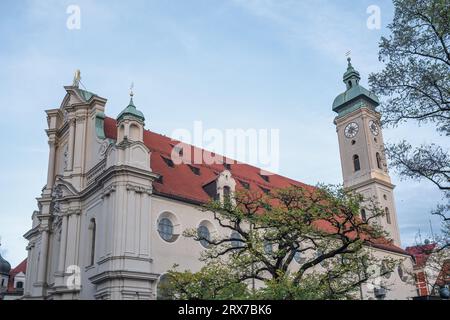 Church of the Holy Spirit (Heiliggeistkirche) - Munich, Bavaria, Germany Stock Photo