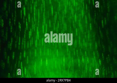 Abstract with green glass, blurred background Stock Photo