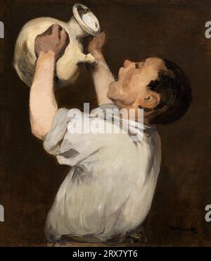 Boy with Pitcher or La Régalade.  Édouard Manet.  1862/72. Stock Photo