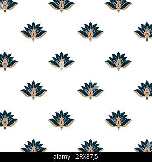 A beautiful blue floral pattern booties on a pristine white background Stock Vector