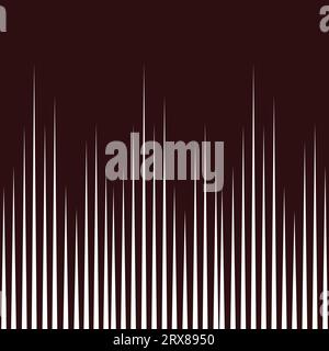 Black and white lines on a dark background Stock Vector