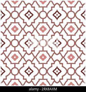 A vibrant red and white geometric pattern Stock Vector