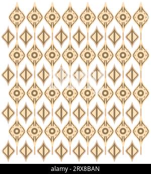 A colorful mosaic pattern created with various shapes and colors Stock Vector