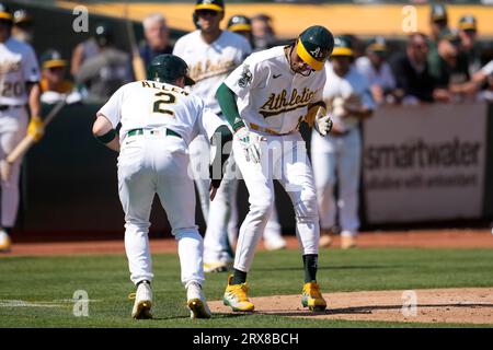 Oakland Athletics' Vimael Machin during a baseball game against the Texas  Rangers in Oakland, Calif., Saturday, July 23, 2022. (AP Photo/Jeff Chiu  Stock Photo - Alamy