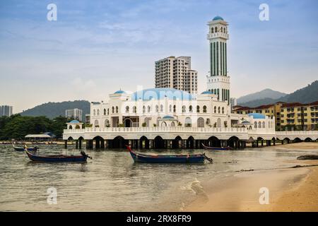 The Penang Floating Mosque, Pulau Pinang, Malaysia Stock Photo