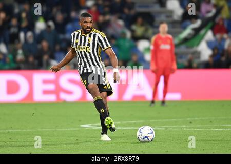 Reggio Emilia, Italy. 23rd Sep, 2023. Gleison Bremer (Juventus Fc) in action during US Sassuolo vs Juventus FC, Italian soccer Serie A match in Reggio Emilia, Italy, September 23 2023 Credit: Independent Photo Agency/Alamy Live News Stock Photo
