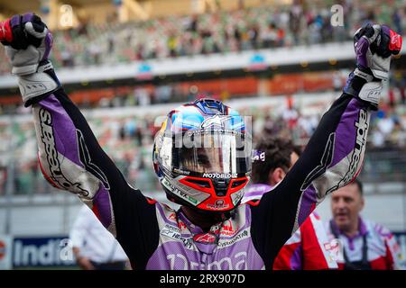 Uttar Pradesh, India. 23rd September 2023: Buddh International Circuit, Dankaur, Greater Noida, Uttar Pradesh, India: Qualifying and Sprint race of Indian Oil Grand Prix of India at Buddh International Circuit, Jorge Martin Credit: Action Plus Sports Images/Alamy Live News Stock Photo