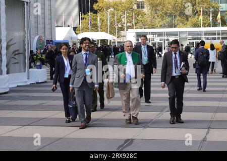 Ny, USA. 19th Sep, 2023. United Nations, New York, USA, September 19, 2023 - Jose Ramos-Horta, President of the Democratic Republic of Timor-Leste During the First Day of the 78th General Assembly Today at the United Nations Headquarters in New York City. Photo: Luiz Rampelotto/EuropaNewswire (Credit Image: © Luiz Rampelotto/ZUMA Press Wire) EDITORIAL USAGE ONLY! Not for Commercial USAGE! Stock Photo