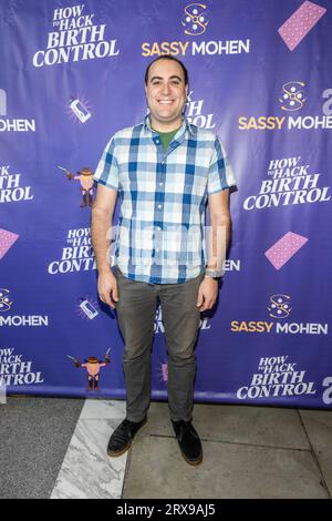Los Angeles, USA. 23rd Sep, 2023. Film director Andrew Schwarz attends A Special Screening Hosted by The City of West Hollywood and its Women's Advisory Council HOW TO HACK BIRTH CONTROL at West Hollywood City Council Chambers, Los Angeles, CA September 23, 2023 Credit: Eugene Powers/Alamy Live News Stock Photo