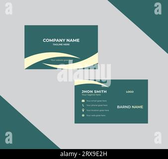 Modern creative business card design Stock Vector