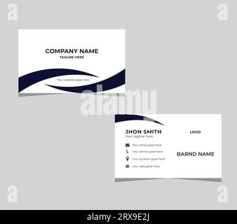 Modern creative business card design Stock Vector