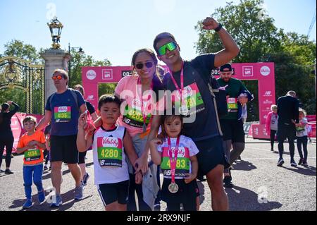 London, UK. 23rd Sep, 2023. Vitality Westminster Mile of 2023 marks the 10th anniversary of the 2012 Olympic legacy event at Green park. Credit: See Li/Picture Capital/Alamy Live News Stock Photo