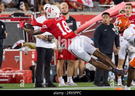 September 23 2023 Houston Cougars wide receiver Joshua Cobbs 18