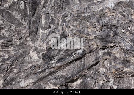 Sand stone texture detail, closeup shot of the rock surface. Background idea Stock Photo