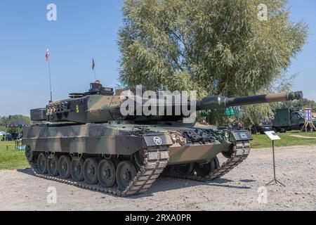 Tank Leopard 2, Polish Army, Public presentation of Polish weapon systems, Polish Army, Poland Stock Photo