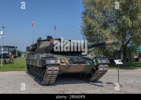 Tank Leopard 2, Polish Army, Public presentation of Polish weapon systems, Polish Army, Poland Stock Photo