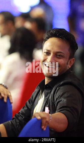 Shakib Al Hasan join the Bangladesh Premier League (BPL) franchise club Rangpur Riders in the BPL 10th edition. Bangladesh, 24 September, 2023. Stock Photo