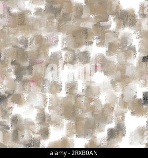 Beige, white, magenta and black abstract art painting. Big vertical brush strokes on the white background. Wet brush texture. Seamless pattern. Stock Photo