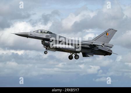 An F16 Figh⁬ting Falcon of the Belgian air component Stock Photo