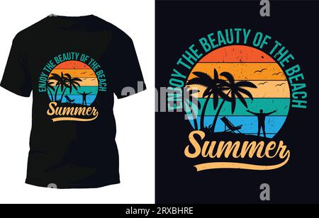 Summer T Shirt Design Vector Stock Vector