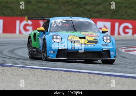 Spielberg, Österreich 23. - 24. September 2023: Porsche Carrera Cup Deutschland - Red Bull Ring - 2023 Im Bild: Bastian Buus (Allied Racing) Stock Photo