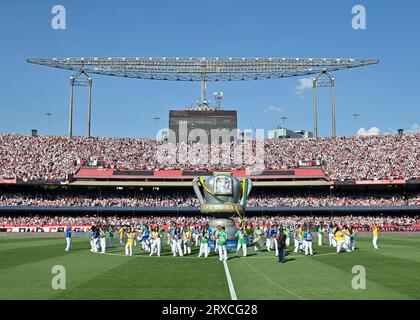 Sao Paulo, Brazil. 24th Sep, 2023. Morumbi Stadium View of the Morumbi Stadium, moments before the match between Sao Paulo and Flamengo, in the 2023 Copa do Brasil Final, this Sunday 24. 30761 (Gledston Tavares/SPP) Credit: SPP Sport Press Photo. /Alamy Live News Stock Photo