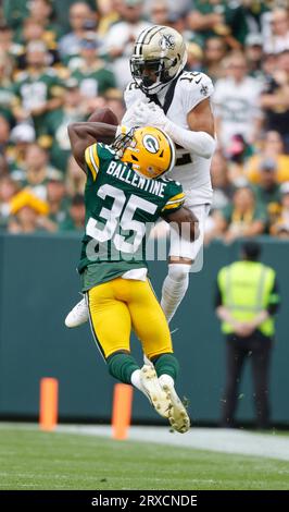 New Orleans Saints wide receiver Chris Olave (12) during an NFL football  game against the Carolina Panthers, Sunday, Jan. 8, 2023, in New Orleans.  (AP Photo/Tyler Kaufman Stock Photo - Alamy